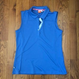 Puma Women’s Sleeveless Golf Polo Size M